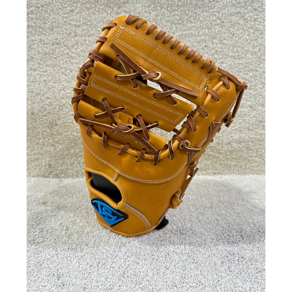 = 球友 運動用品 = 24年 LS 棒壘球 一壘手手套 (原皮黃) LB17003N28