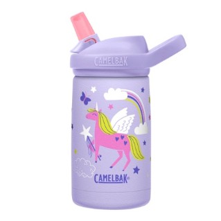 ｜享趣戶外｜《CamelBak》350ml eddy+ 兒童吸管不鏽鋼保溫瓶(保冰)魔幻獨角獸 (贈防塵蓋乙入)