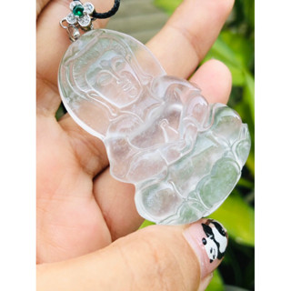 天然水沫玉，高冰種水，大件厚壯大福豆，大觀音，如意，平安扣，葉子……，高雄出貨，