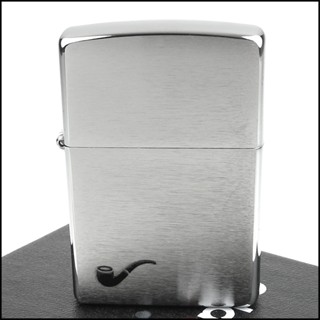 ☆福星屋☆【ZIPPO】美系~Pipe Lighter~煙鬥用打火機~拉絲打磨電鍍鉻款NO.200PL
