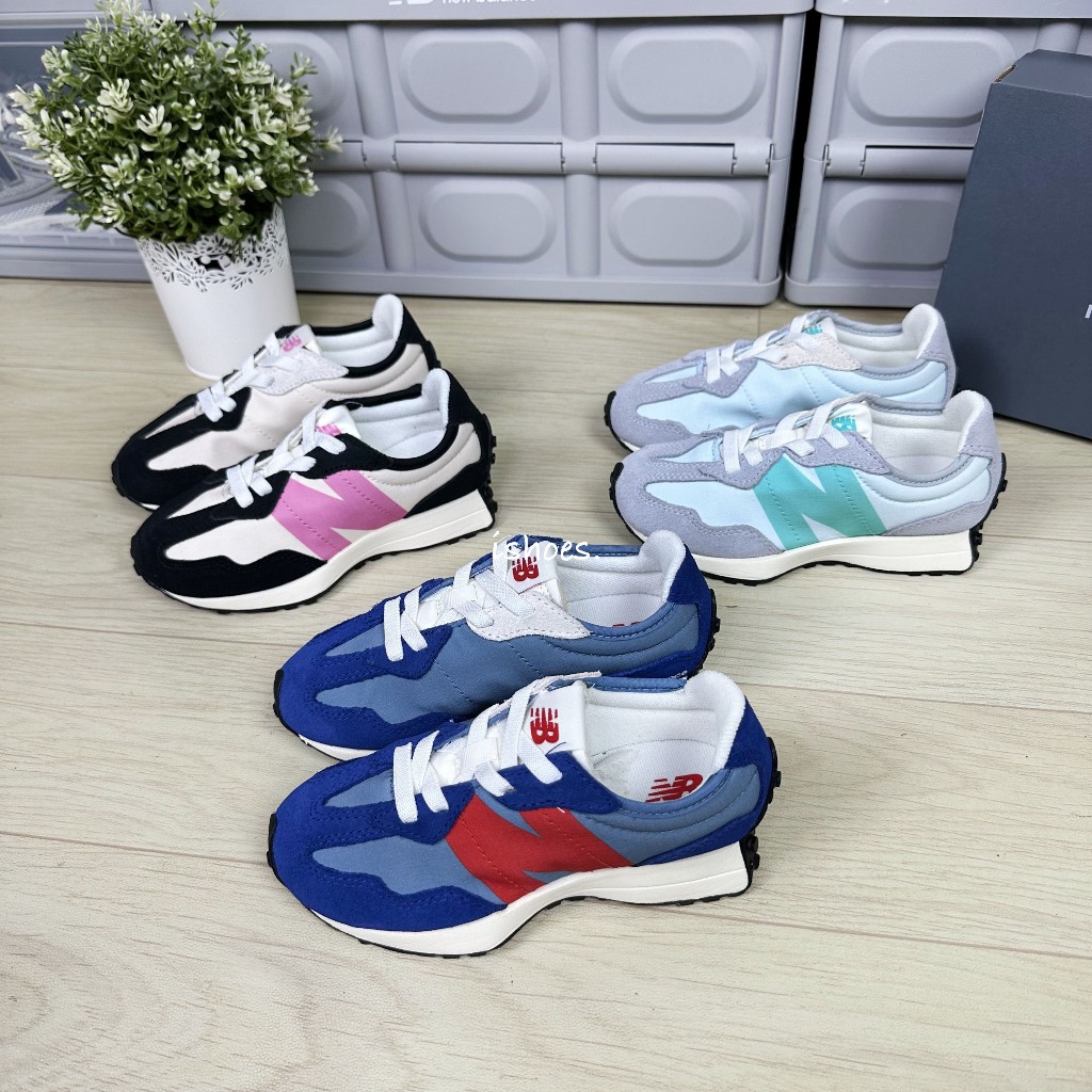 iShoes正品 New Balance 327 中童 運動鞋 免綁鞋帶 童鞋 PH327VD PH327VL W