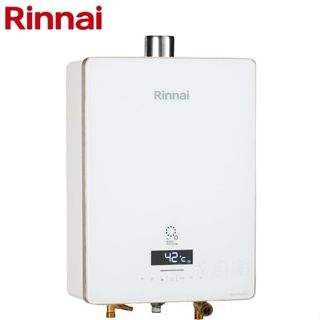 林內牌16L水量伺服器 UFB強排型熱水器 RUA-UC1628WF 白玻外觀【聊聊享甜甜價】《日成廚衛》