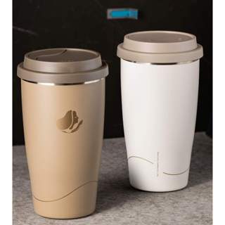 路易莎 黑卡隨行杯 環保杯 保溫杯 拿鐵色/燕麥白 LOUISA #LOUISA COFFEE