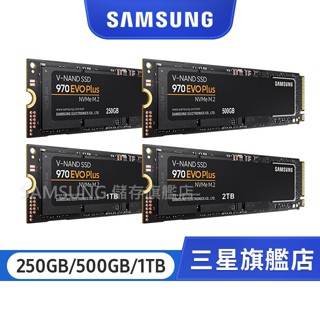 SAMSUNG三星 970 EVO Plus NVMe M.2 PCIe 固態硬碟 內接 250/500GB 1TB
