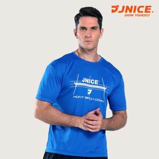 【JNICE久奈司】MIT 羽球場TEE T-shirt T恤 中性版型 排汗衣 運動服 藍