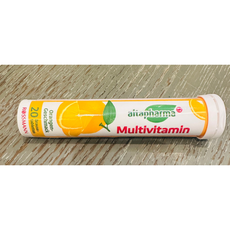 Rossmann Altapharma 橘子發泡錠 維他命 全新效期 2025/07