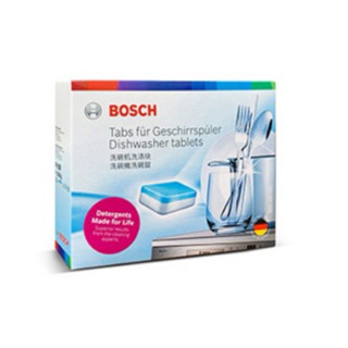 BOSCH 博世 洗碗機洗碗錠/清潔錠 30入/盒 軟化鹽/光潔劑/洗碗機專用保養清潔粉 / 洗碗機 洗衣機除垢劑