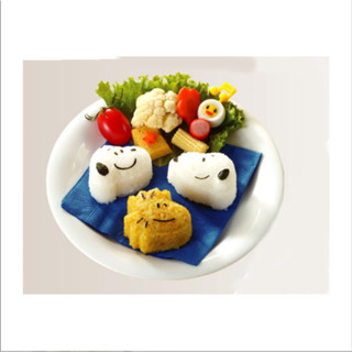 【現貨24H】SNOOPY 史努比 飯糰模具3件組 日本 親子DIY 模具 飯糰模 DIY飯糰 【Q寶寶小舖】 QBB