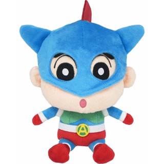 凱蒂日式精品 Crayon Shinchan 蠟筆小新 變身動感超人玩偶 絨毛娃娃