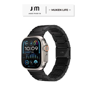 JustMobile｜1K 碳纖維磁扣式 Apple Watch 錶帶 9 8 7 6 5 SE 蘋果 手錶