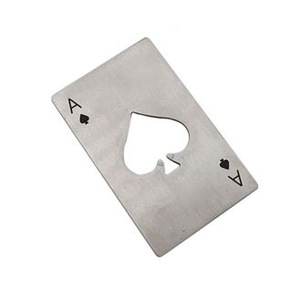 ［臺灣現貨］不鏽鋼 黑桃A 撲克牌 造型 開瓶器/開罐器-居家用品-廚房/收納/餐具/啤酒開瓶器/酒吧/派對/小酌