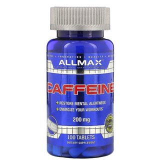預購 ALLMAX Nutrition, Caffeine 咖啡因萃取錠，200 毫克100 片