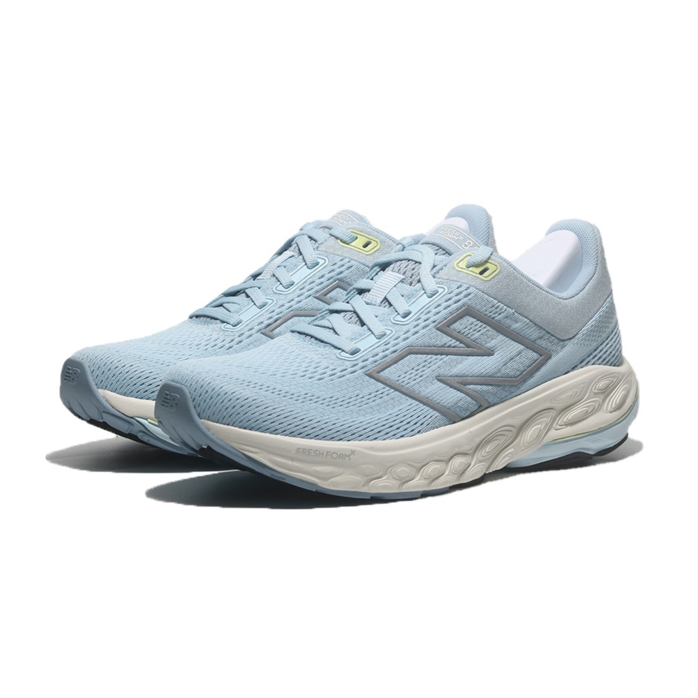 NEW BALANCE 慢跑鞋 NB 860 水藍白 寬楦 女 W860D14