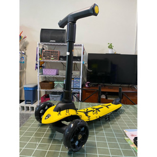 寶貝生活館=全新特價授權藍寶堅尼兒童摺疊滑板車(三輪滑板車 折疊車 兒童平衡車 滑步車 滑行車 兒童騎乘車