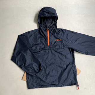 美國經典 Polo Jeans Ralph Lauren Pocketable Anorak 輕量尼龍 可收納 連帽風衣