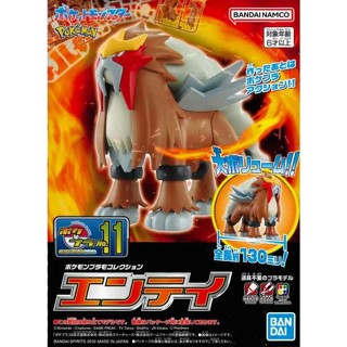 萬代 精靈寶可夢 POKEPLA 收藏集 11 精選系列 炎帝 組裝模型 豬帽子模型玩具