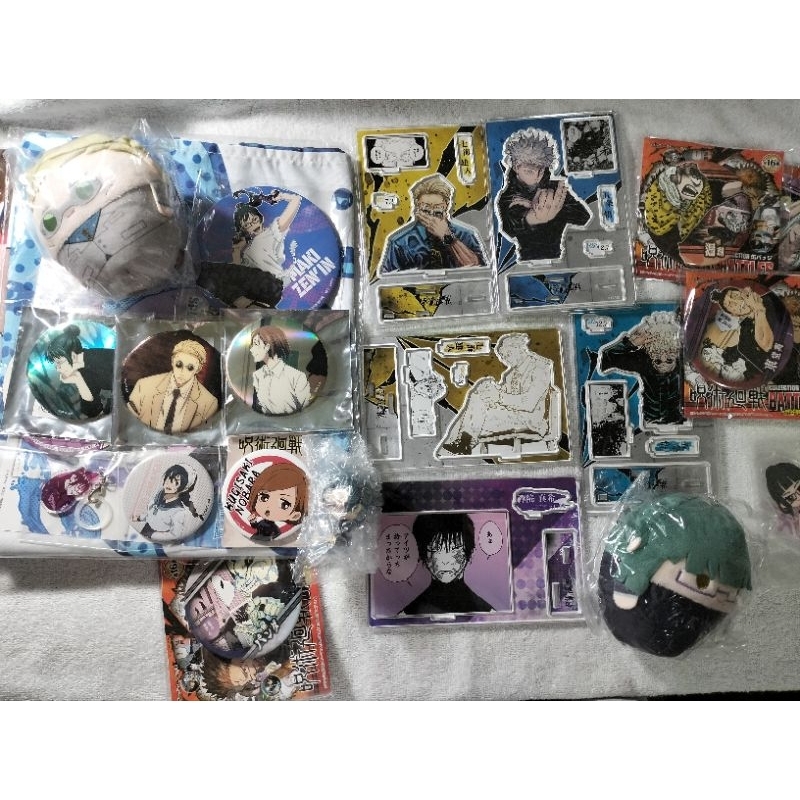 咒術迴戰 真希 天內 五條悟 一番賞 原畫 生日立牌 徽章 胖娃 乙骨 秤 壓克力 吊飾 脹相 夏油 一番賞 伏黑