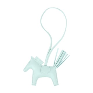 Hermes 愛馬仕 Rodeo小羊皮單色手工馬兒吊飾(小/薄荷綠)｜100%原廠真品｜JS Maxx官方旗艦館