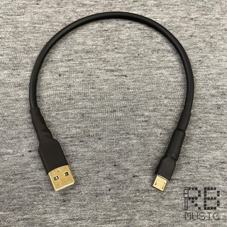 【單條免運】Mogami / Canare 手工 Micro USB 升級線 鍍金頭 A-Micro USB【RB】
