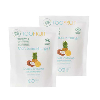法國【TOOFRUIT】果漾甜夢潔顏慕斯補充包 兒童洗臉慕斯 法國有機認證 環保補充包兩入組