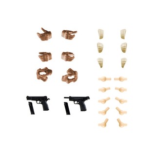 【現貨】TOMYTEC 1/12 迷你武裝 LAOP14 創彩庭園用 戰術手套2 Revolver組 褐