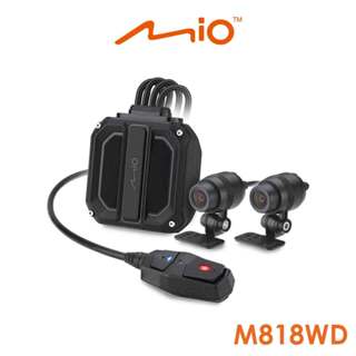 Mio MiVue M818WD 勁系列 分離式 60幀雙鏡頭機車行車記錄器(送-64G卡) 行車紀錄器 R45630