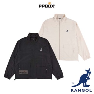 KANGOL 袋鼠 風衣 外套 薄外套【64258420】時尚 防風 長袖 立領外套 防曬 防潑水 衝鋒衣 日韓穿搭