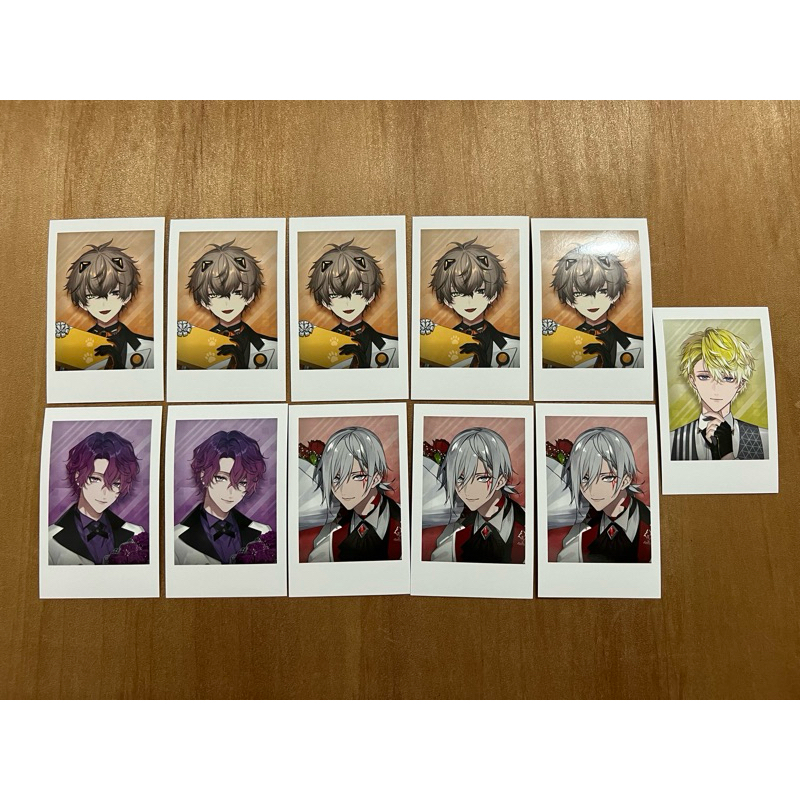 Noctyx 一週年拍立得 Nijisanji EN 彩虹社 Uki Alban Fulgur 盲抽