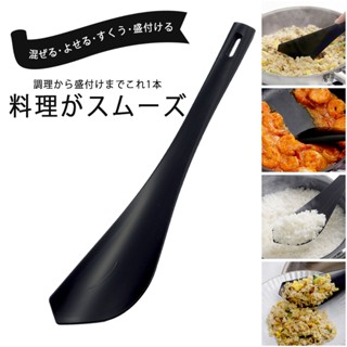 📣現貨 日本製 下村企販 多用途 矽膠炒匙 攪拌匙 鍋鏟 刮刀 刮勺 刮匙 飯勺 分菜勺 一體成型 不傷鍋