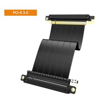 全新現貨PCI-E延長線 顯示卡延長線 PCI-E 4.0 PCI-E 3.0 x16雙反向轉接線 黑白色可選