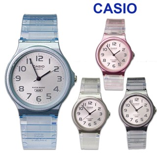 【WANgT】CASIO 卡西歐 MQ-24S 簡約 百搭 休閒 日常穿搭 超輕薄 繽紛 透明感 中性 數字 腕錶 手錶