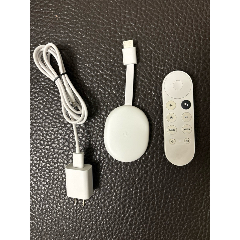 Chromecast 4代 with Google TV 媒體串流播放器 HD 電視棒 安卓電視盒