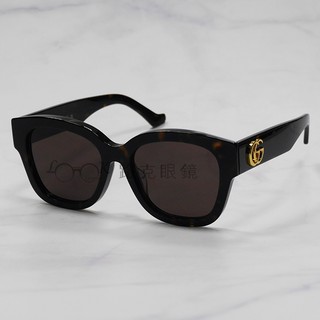 【LOOK路克眼鏡】Gucci 太陽眼鏡 琥珀 粗框 方框 GG1550SK 002