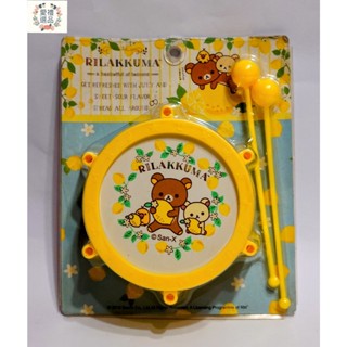 【ire愛禮選品】現貨🔥拉拉熊迷你鼓｜懶懶熊迷你鼓｜リラックマ ｜Rilakkuma｜正版授權｜兒童敲打玩具訓練手眼協調