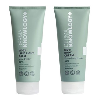 丹麥 Derma MD02 高效鎖水修護膏 200ml|MD11 B3 全效舒緩滋潤霜 200ml【麗緻寶貝】