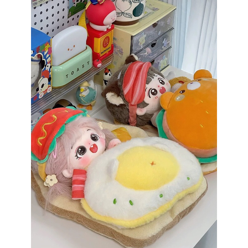 現貨+預購 娃用美食睡袋 棉花娃床 20cm 15cm 10cm 娃用道具