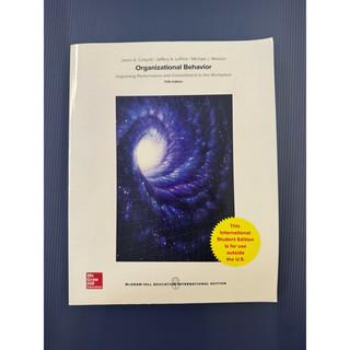二手近全新- Organizational Behavior 組織行為 （McGraw Hill, 五版）