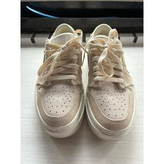 W Air Jordan 1 Low Elevate 燕麥 厚底23CM