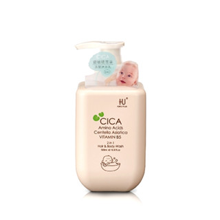 KUKU PLUS舒敏積雪草寶寶洗髮沐浴乳 500ml KU1151