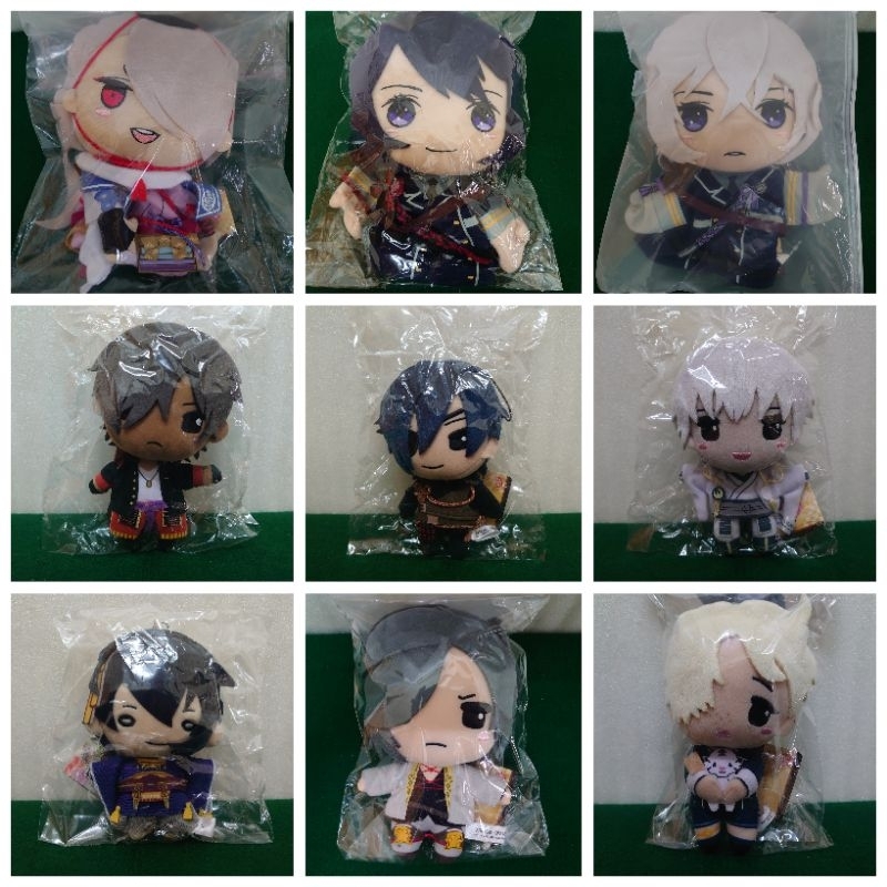 刀劍亂舞 娃娃 布偶 今劍 鯰尾藤四郎 骨喰藤四郎 大俱利伽羅 燭台切光忠 鶴丸國永 三日月宗近 大典太光世 五虎退