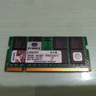 Kingston 金士頓 DDR2 1GB 667 kvr667d2s5 筆記型電腦 記憶體