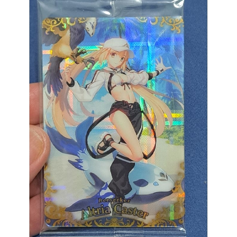 SR 30 狂 術傻 泳裝 阿爾托莉亞 13彈 FGO Fate Grand Order 威化餅 餅卡 收藏卡