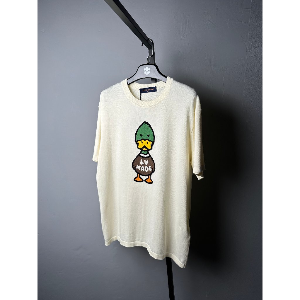 XS 中古ルイヴィトンtee Tシャツnigo コラボLV made 鴨