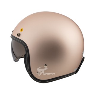 【ZEUS】贈鏡片 安全帽 ZS-388A 素色 消光玫瑰金 內鏡 超輕量 內襯可拆 插扣 內建墨鏡 388A｜耀瑪騎士