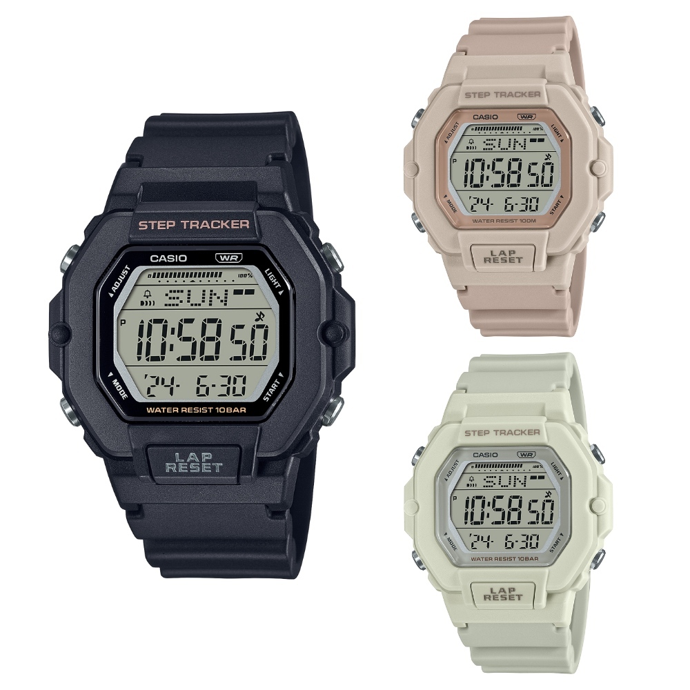 CASIO卡西歐 休閒計步運動電子錶(LWS-2200H)