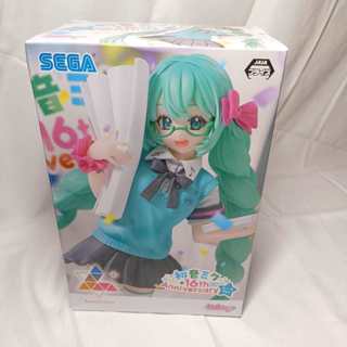 初音未來 公仔 16週年 眼鏡制服 模型 現貨 二手【FM240829】