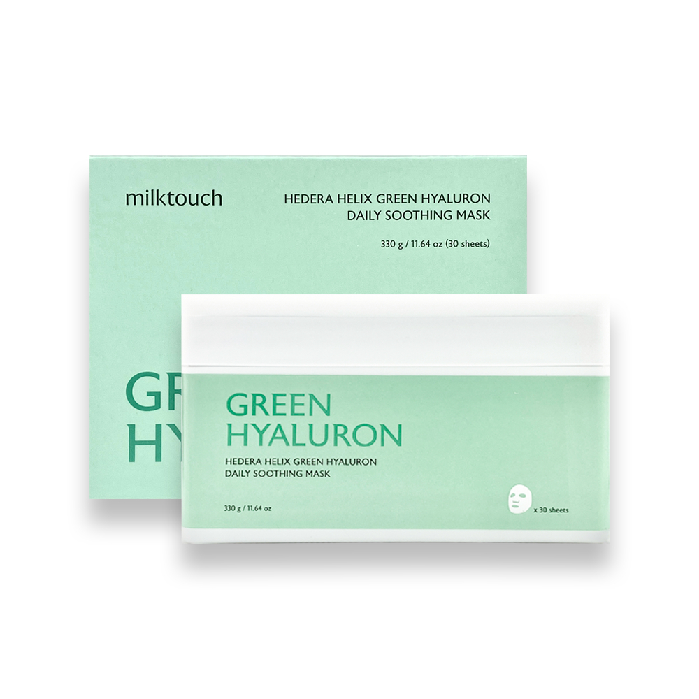 【milktouch】洋常春藤玻尿酸補水抽取式面膜 330g/30抽 保濕面膜 玻尿酸面膜 保濕補水