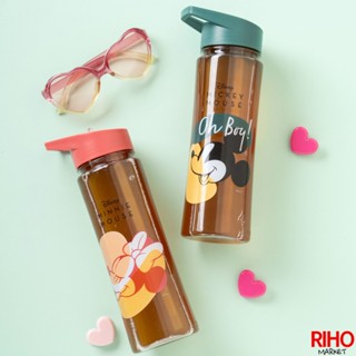 韓國大創 Daiso 迪士尼 透明吸管水壺 600ml 可折吸管 米奇 米妮 手提水壺 冷水壺 透明 吸管杯 正版