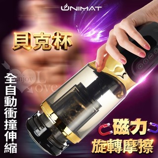 偷心情趣用品 BECK CUP 貝克杯﹝全自動10x5伸縮+旋轉+震動+語音發聲+免提吸盤﹞