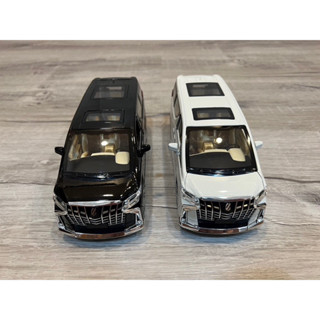 模型車 Toyota Alphard 聲光 迴力車 1:24 合金模型 阿爾法 LM